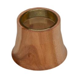 Uhrmacherlupe Holzgehäuse, 4x