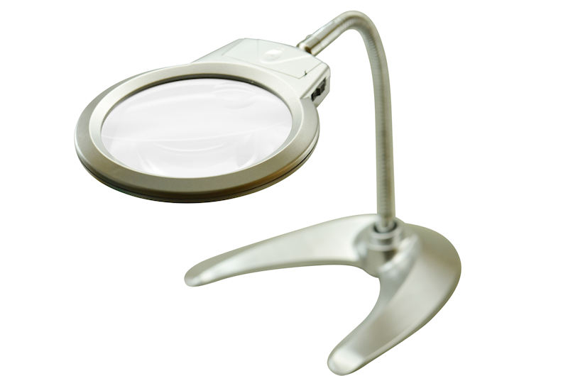 Lupen-Center CH - Lupenleuchte bifocal, 2 LED (flexibler Lampenhals)