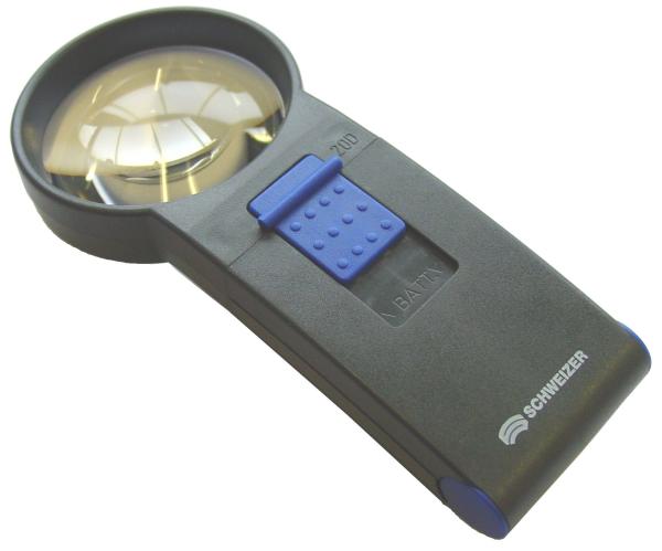 SCHWEIZER-Optik LED-Leuchtlupe 4x / 6x / 8x / 10x / 15x