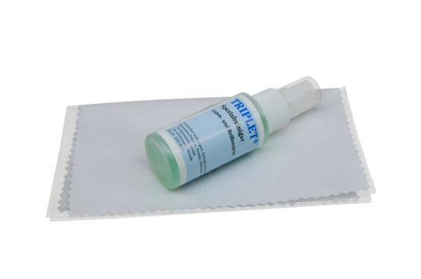 Microfasertuch, Reinigungsspray
