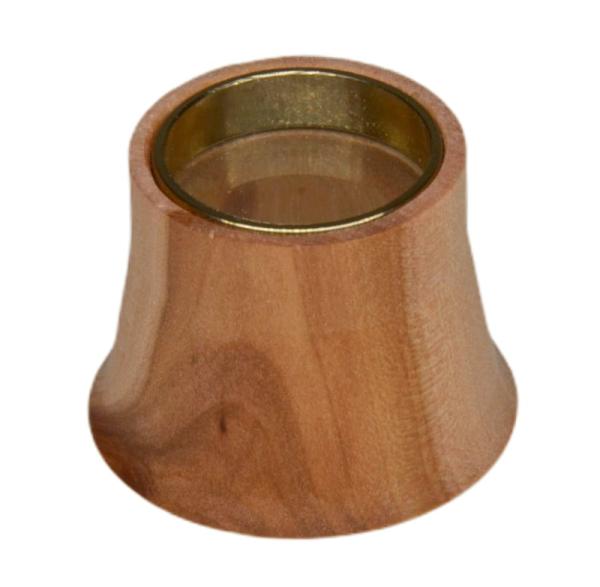 Uhrmacherlupe Holzgehäuse, 4x