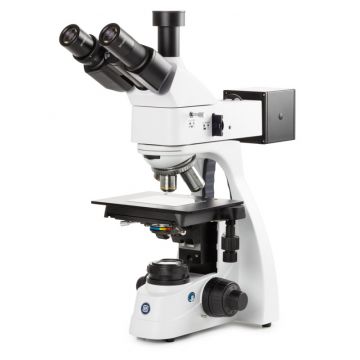 Euromex bScope metallurgisch [BS.1053‑PLMi] - Trinokularmikroskop - [Polarisator|Hellfeld|Köhler-LED|Kabellos] - 50x-500x