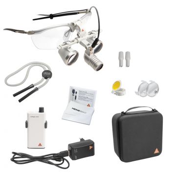 [C-008.32.451] - LoupeLight2 Set - HR 2.5x Binokularlupe 420mm + S-FRAME + mPack mini