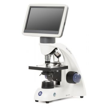 Euromex MicroBlue [MB.1001‑LCD] - Monokulares Mikroskop - [Hellfeld|7"-LCD|Kabellos|APL] - 40x-400x