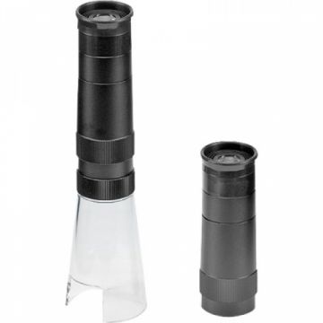 Specwell Monokular [4x12] + Mikroskop [12x o. 16x] Stand+